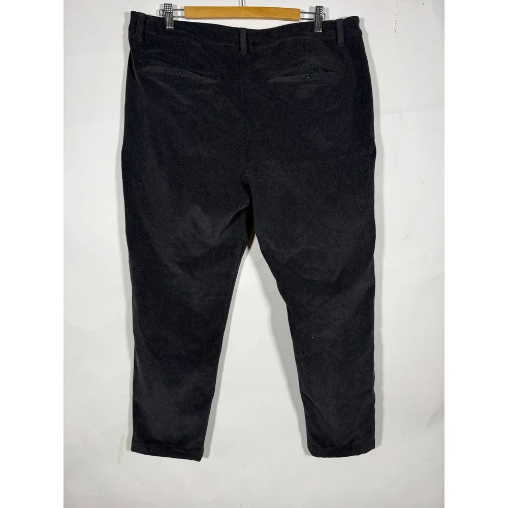 Lululemon Commission Pant Slim Corduroy Black Men's Size 38 LM5BF9S Casual